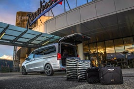 Luxe taxivervoer van Manchester naar Glasgow