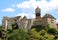 Photo of Castle Loket over Eger river, Czech Republic.