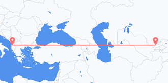 Узбекистан в Албанию