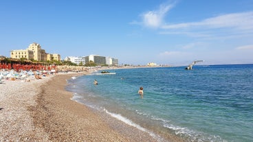 Photo of aerial view of Ialysos, Rhodes island ,Greece.