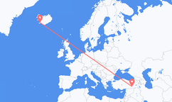 Flights from Reykjavík to Diyarbakir