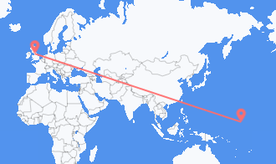 Flights from Marshall Islands to England