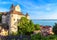 photo of nice summer scenic view of Meersburg Castle and Lake Constance in Germany, Europe.