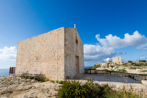 Photo of "Chapel of St. Mary Magdalene" at Malta's Dingli Cliffs.