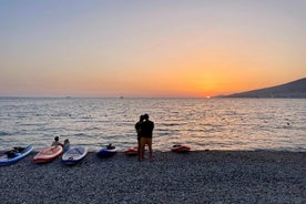 Sunset Saranda and Night City Glow Kayak or Sup Tour