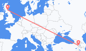 Flüge aus Armenien nach Schottland