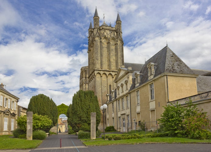 Photo of Poitiers Cathedral, which is a Roman Catholic church in Poitiers, France.