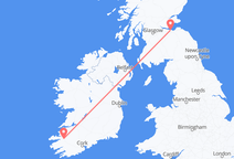 Flyreiser fra Killorglin, Irland til Edinburgh, Skottland