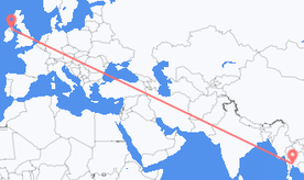 Flights from Thailand to Northern Ireland