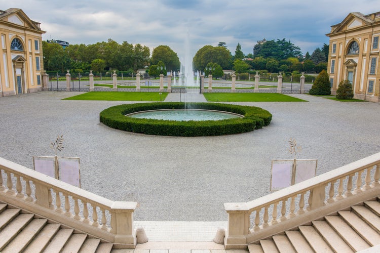 Photo of Monza Park (Parco di Monza) a large walled park in Monza, Lombardy, Northern Italy. Fourth largest walled park in Europe.