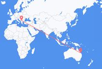 Flyrejser fra Rockhampton til Pristina