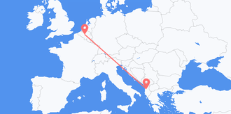 Belgium to Albania