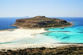 Excursión de día completo a la bahía de Gramvousa Balos desde Rethymno con guía en francés