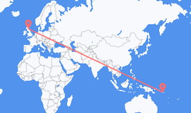 Flights from Solomon Islands to Scotland