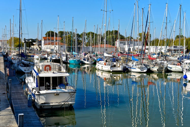 photo of view of Port of Rochefort, a commune in southwestern France.