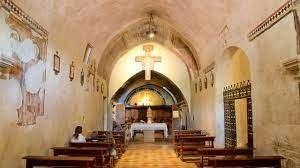 photo of view inside San Damiano, Italy.