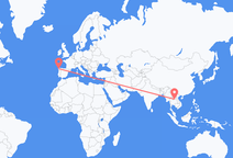 Vols de Vientiane vers Saint-Jacques-de-Compostelle