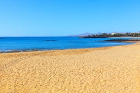 photo of landscape of Charco de San Gines in Arrecife, Lanzarote, Spain.