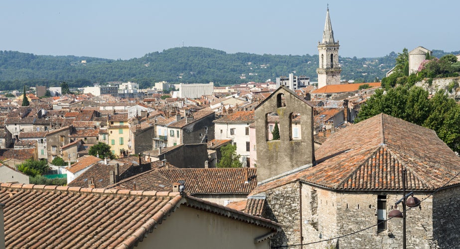 photo of view of Draguignan (Var, Provence-Alpes-Cote d'Azur, France): panoramic view.