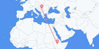 Ethiopia to Serbia