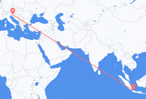 Flights from Jakarta to Ljubljana