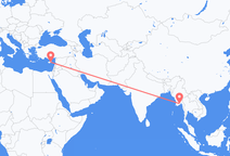 Flights from Yangon to Larnaca