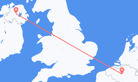 Flights from Northern Ireland to Belgium