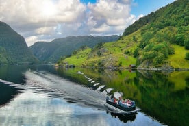 Croisière privée autoguidée KaBoat Fjord vers Mostraum depuis Bergen