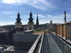 Linz, Austria. Panoramic view of the old town.