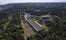 Photo of aerial view of Hanstholm fortress that was a large coastal fortification, built by Nazi Germany at Hanstholm in north-western Denmark during World War II.