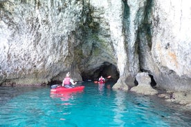 Excursion guidée en kayak de 3 heures autour des grottes marines d'Agia Napa