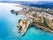 photo of an aerial view of Sidari is a settlement in the northern part of the island of Corfu, Greece. Famous for its beaches and magnificent cliffs.