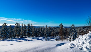 Photo of aerial view of Östersund ,Sweden.