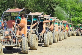 3 in 1 koskenlaskua, bug/quad-ajelua ja vetoketjua lounaalla