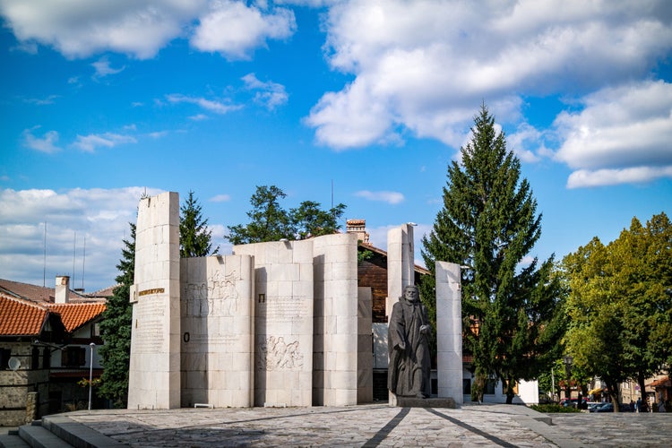 Photo of Bansko monument.