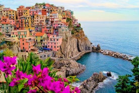 Cinque Terre con Vernazza Manarola e Corniglia dal porto di crociera di Livorno