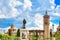 Photo of Cervantes Square in Alacalà de Henares, Spain, Madrid.