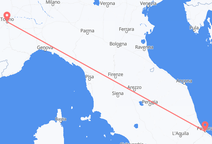 Flyg från Pescara, Italien till Turin, Italien