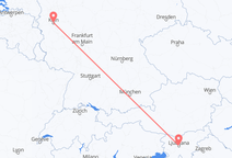 Flights from Cologne to Ljubljana