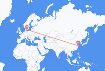 Flights from Shanghai to Copenhagen