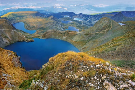 photo of view of Seven Rila lakes, Bulgaria,Bistritsa Bulgaria.