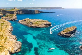 Malta: Ferðaferð með ferju til Comino Blue Lagoon með Gozo möguleika