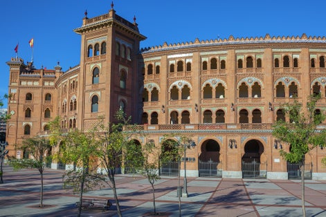 Photo of Famous Las Ventas Bullring in Madrid, Spain .