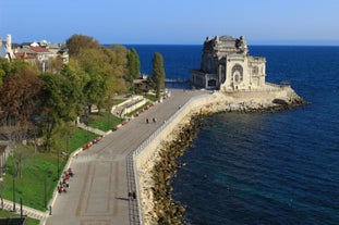 Photo of aerial View Of Constanta City Skyline In Romania.