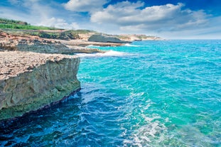 Photo of aerial beautiful view of the Balai promenade with its beautiful beaches, Porto Torres ,Sardinia, Italy.