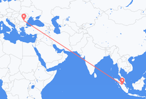 Flyrejser fra Pekanbaru til Bukarest