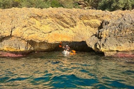 Alcudia: Guidad havskajakpaddling och snorklingstur (dag och solnedgång)