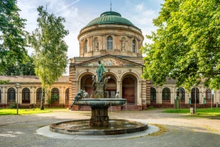 Photo of Dortmund city centre aerial panoramic view in Germany.