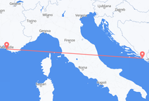두브로브니크 출발, 마르세유 도착 항공편
