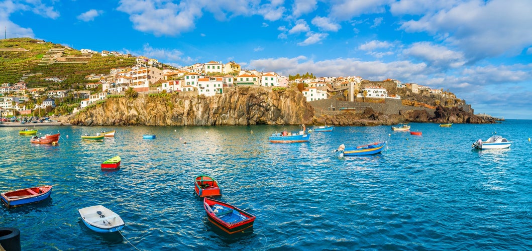 Camara de Lobos, harbor and fishing village, Madeira island, Portugal